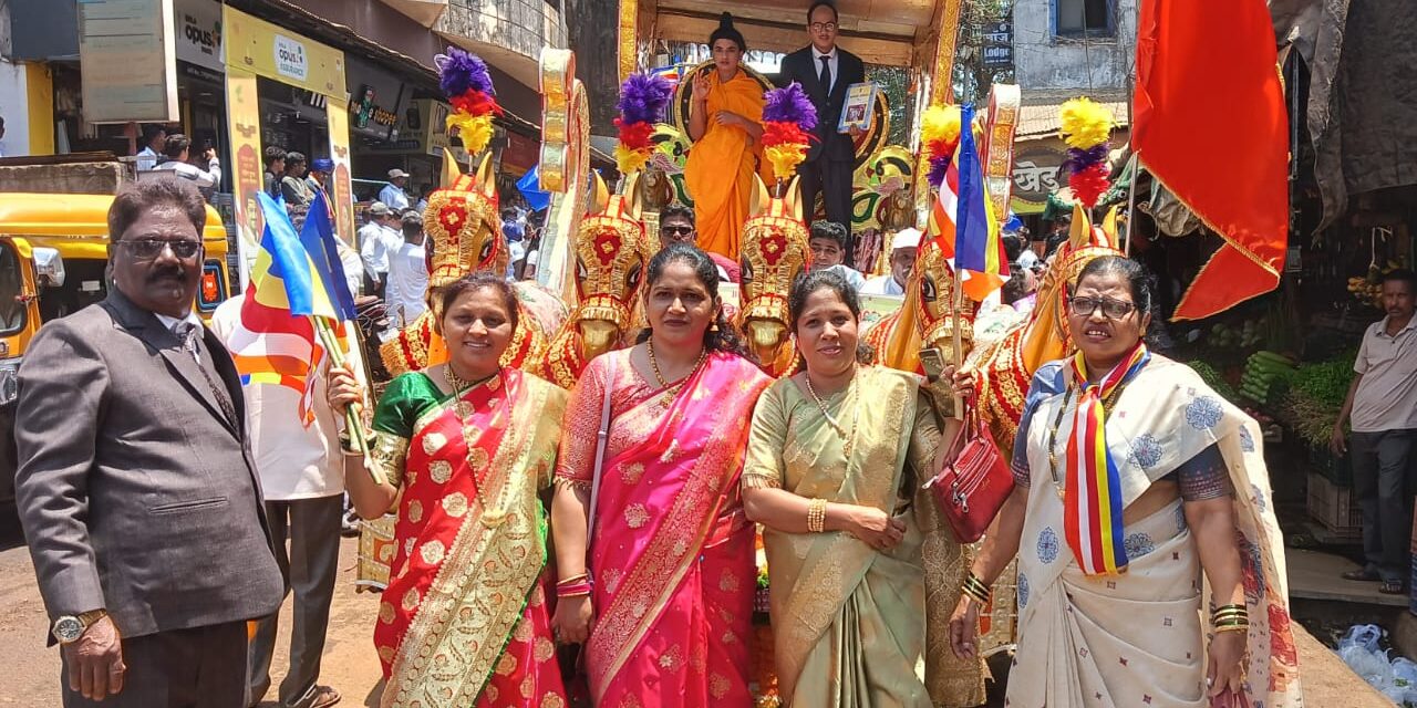 खेडमध्ये डॉ. आंबेडकर जयंतीदिनी लोटला जनसागर !