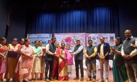 खेडच्या नारी महोत्सवात रंगला ‘होम मिनिस्टर’ – खेळ पैठणीचा उत्साहात जल्लोष !