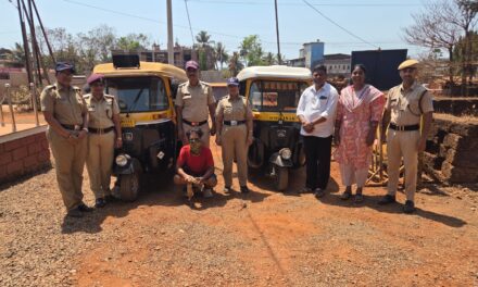 लांजात रिक्षाची चोरी..संशयित आरोपीला मुद्देमालासह अटक