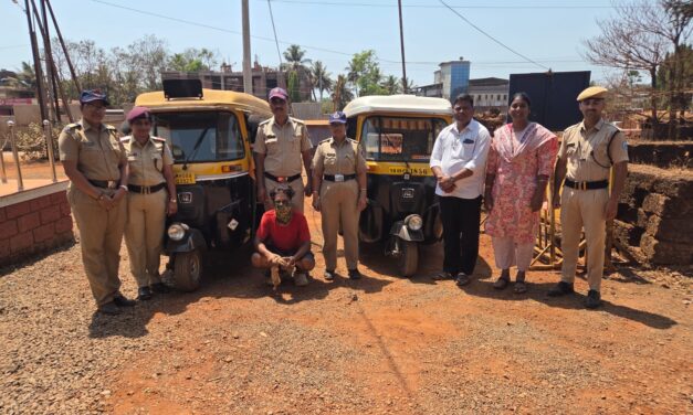 लांजात रिक्षाची चोरी..संशयित आरोपीला मुद्देमालासह अटक