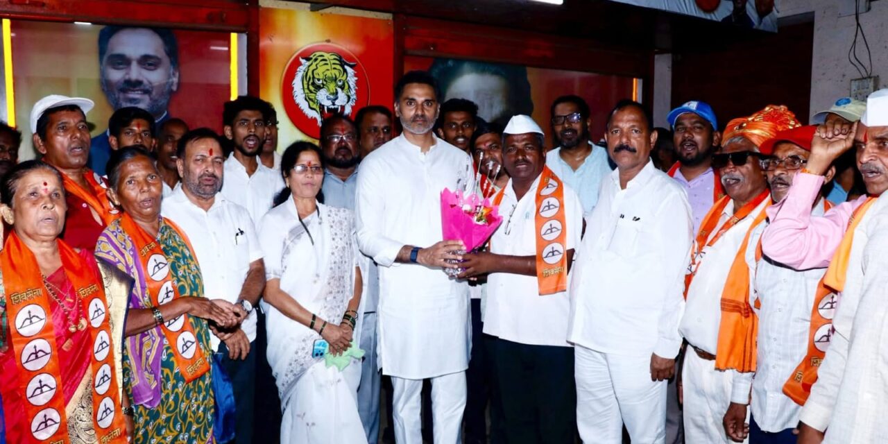 घेरारसाळगड येथील ग्रामस्थांचा शिवसेनेत जाहीर प्रवेश !