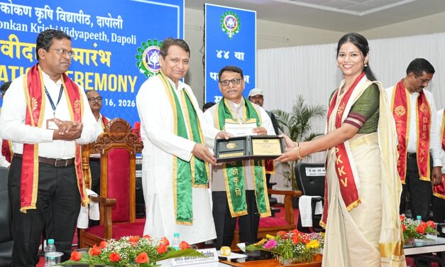 गोविंदरावजी निकम कृषी महाविद्यालयाची विद्यापीठात सुवर्ण भरारी.