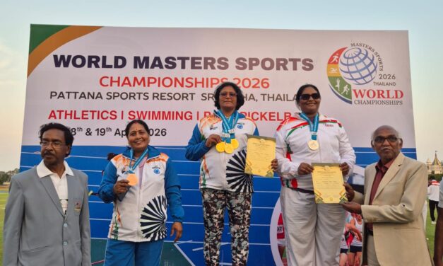 करसल्लागार निशा आंबेकर यांची सलग चौथ्या वर्षी राज्यस्तरीय मास्टर्स स्पर्धेत सुवर्ण पदकांची लयलूट