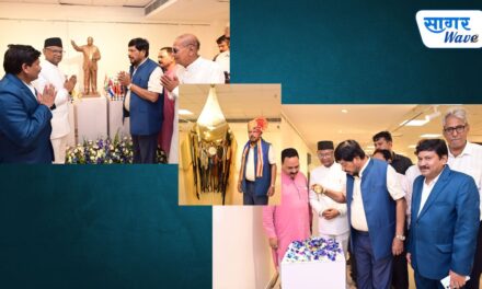 बॉर्डरलेस बाबासाहेब आंबेडकर प्रदर्शनाचे केंद्रीय राज्यमंत्री रामदास आठवले यांच्या हस्ते उद्घाटन