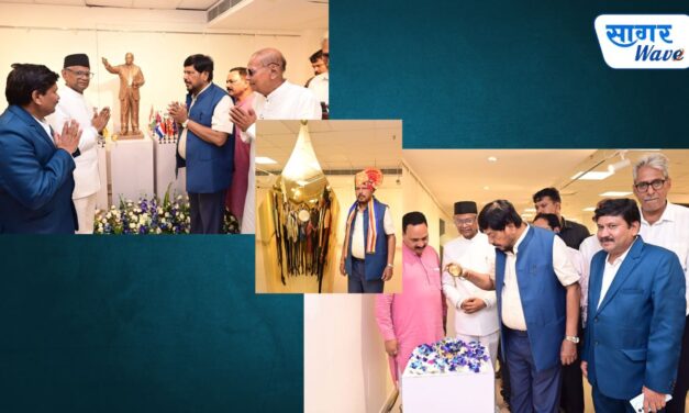 बॉर्डरलेस बाबासाहेब आंबेडकर प्रदर्शनाचे केंद्रीय राज्यमंत्री रामदास आठवले यांच्या हस्ते उद्घाटन