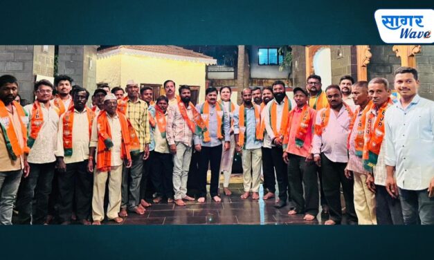 मांडकीतील असंख्य ग्रामस्थांचा भाजपमध्ये प्रवेश….