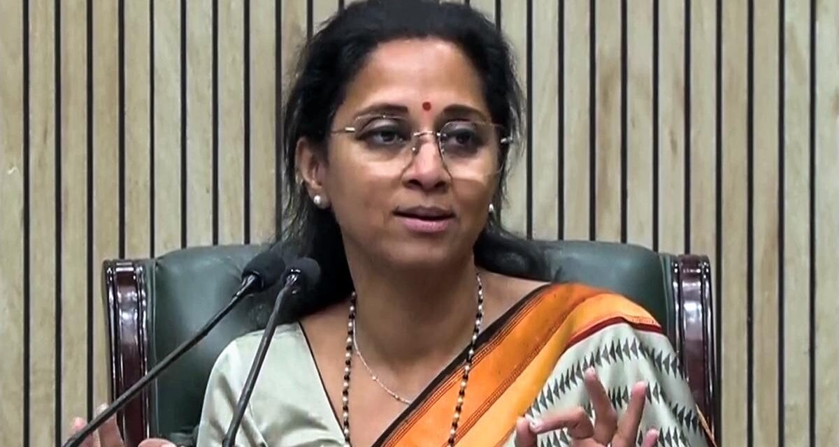 पुण्यातील वाढत्या गुन्हेगारीवरून पोलिस आयुक्तांना सक्तीच्या रजेवर पाठवण्याची सुप्रिया सुळे यांची मागणी