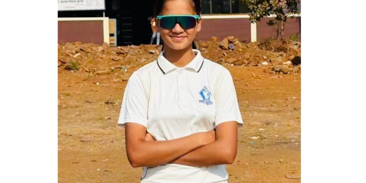 खेडची अमल सिद्दिकी रत्नागिरी जिल्हा अंडर-१५ क्रिकेट संघाची कर्णधार !
