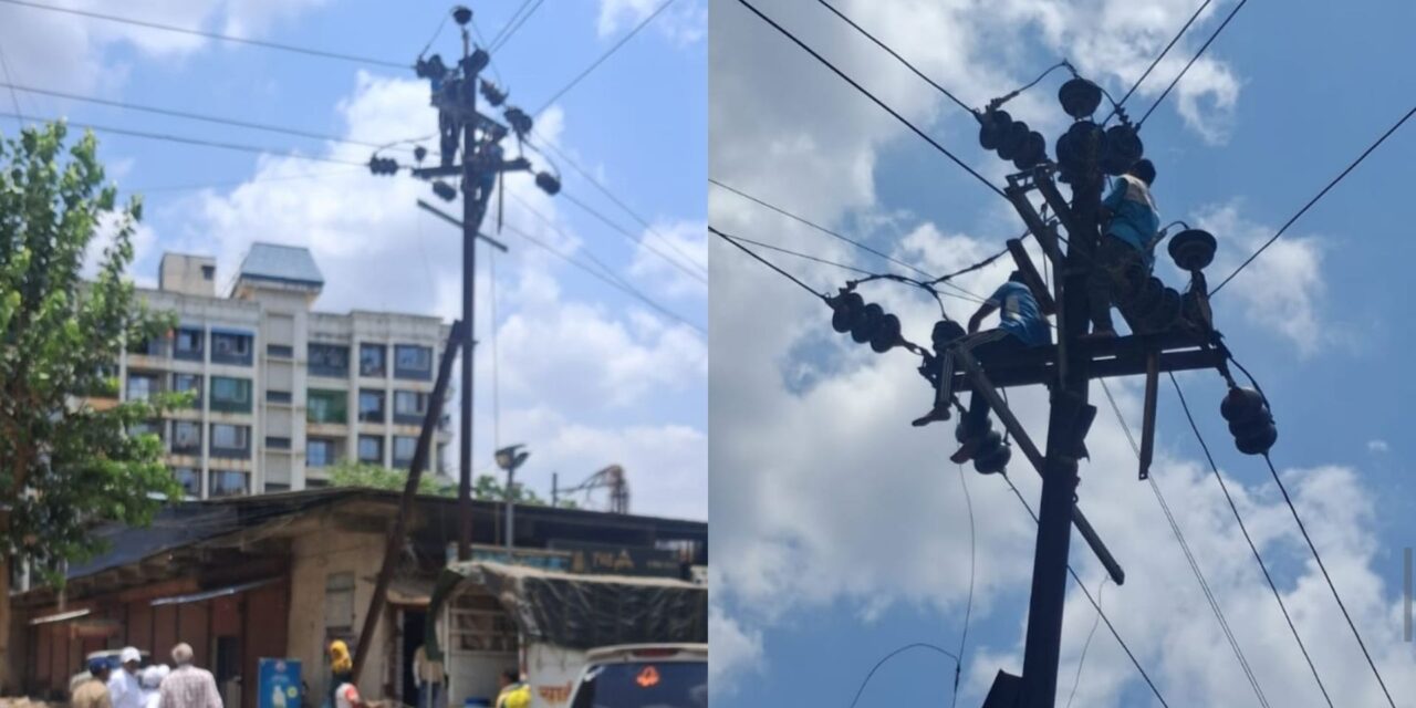 मोहोपाडा विजवितरणाकडून मान्सुनपुर्व कामांसह विज ग्राहकांच्या समस्या सोडविण्यावर भर