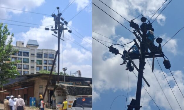 मोहोपाडा विजवितरणाकडून मान्सुनपुर्व कामांसह विज ग्राहकांच्या समस्या सोडविण्यावर भर