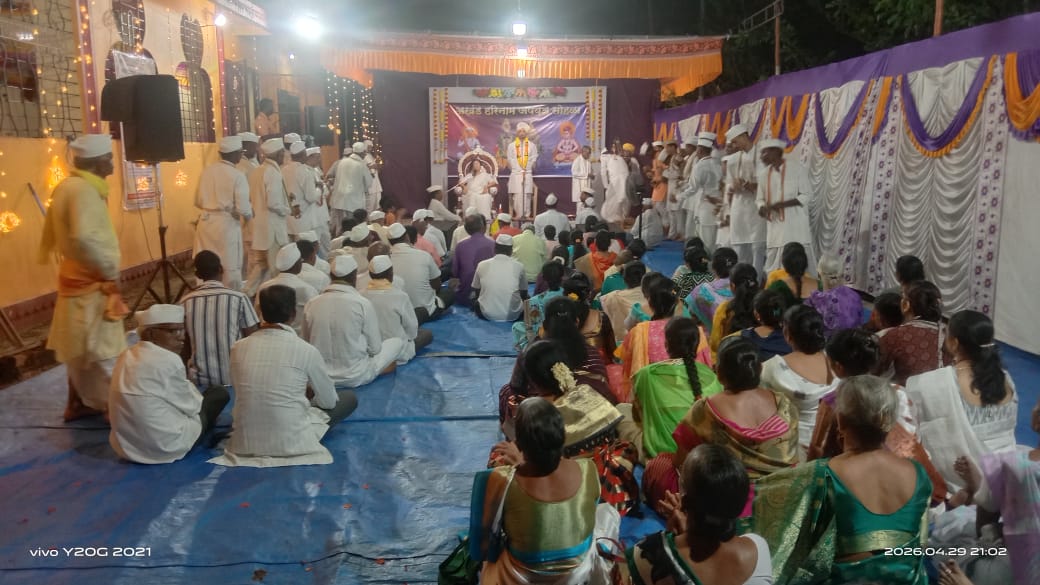 वेरवलीच्या विठ्ठल मंदिराचा वर्धापन दिन हरिनाम सप्ताहाने साजरा