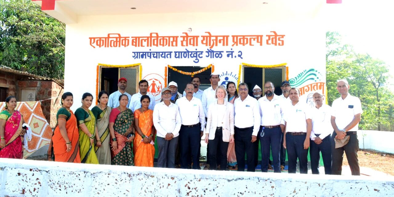 घाणेखुंट गवळीवाडीच्या अंगणवाडीला १४ वर्षानी मिळाली स्वतःची इमारत
