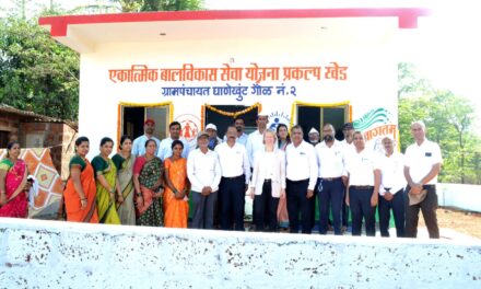 घाणेखुंट गवळीवाडीच्या अंगणवाडीला १४ वर्षानी मिळाली स्वतःची इमारत