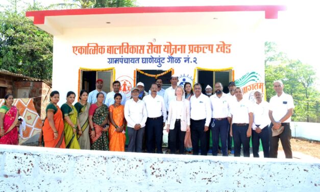 घाणेखुंट गवळीवाडीच्या अंगणवाडीला १४ वर्षानी मिळाली स्वतःची इमारत