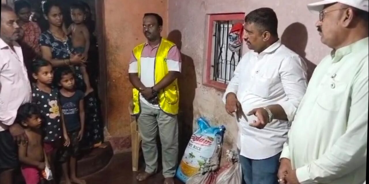 सुसेरी येथील निराधार साळवी कुटुंबास आधार ! खेड लायन्स क्लबने राबविला स्तुत्य उपक्रम