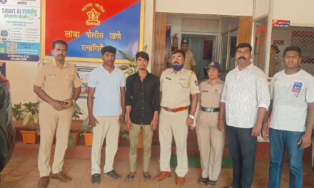 गोव्यातील अपघातग्रस्त कंटेनरचा लांजा पोलिसांनी पाठलाग करून चालकाला पकडले