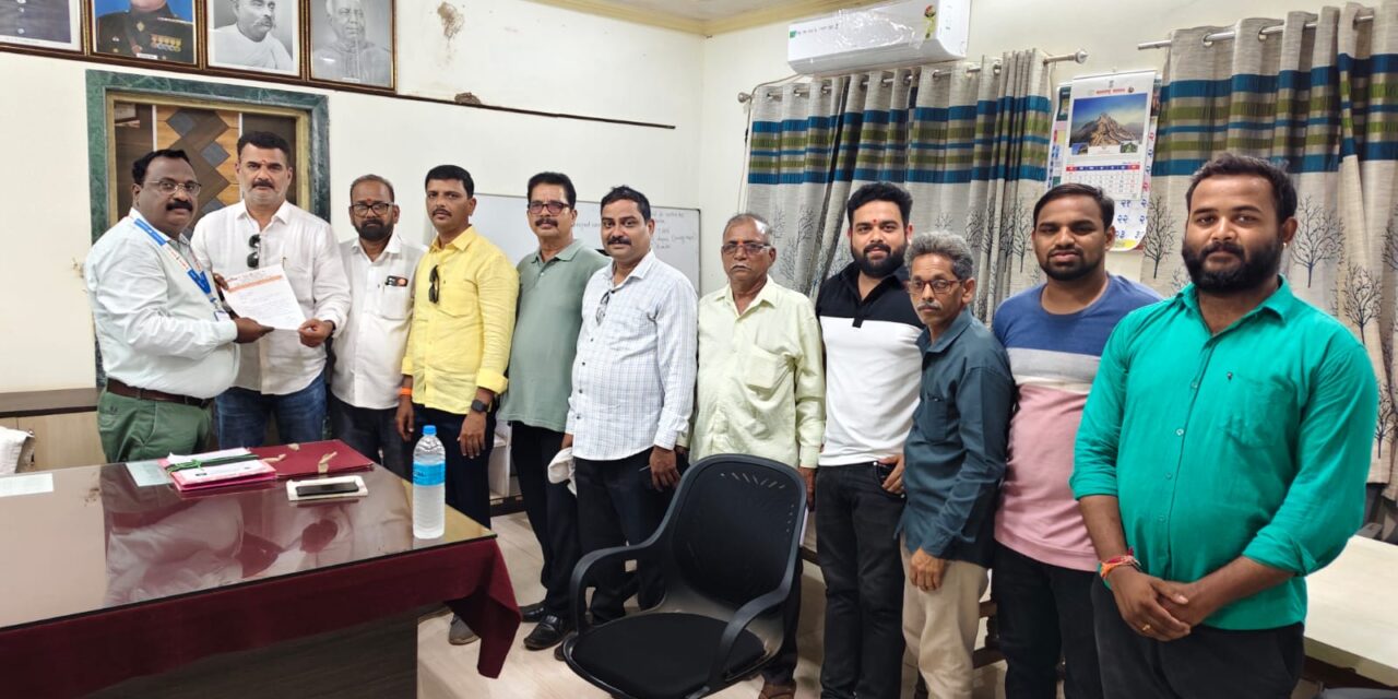 कळंबस्ते-धामणंद रस्ता बनला धोक्याचा मार्ग; शिवसेनेचा सार्वजनिक बांधकाम विभागाला थेट इशारा