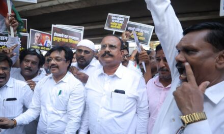 पेट्रोल-डिझेल दरवाढीविरोधात काँग्रेस पक्षाचे दादरमध्ये मोठे आंदोलन व रास्ता रोको  – हर्षवर्धन सपकाळ.