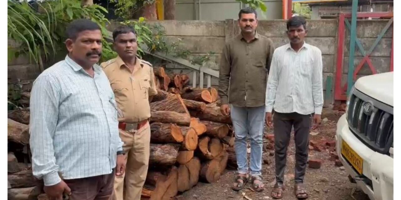 सुधागडात खैर तस्करीचा पर्दाफाश; संतप्त ग्रामस्थांचा उद्रेक, स्कॉर्पिओची तोडफोड!मुद्देमालासह संशयित आरोपी ताब्यात