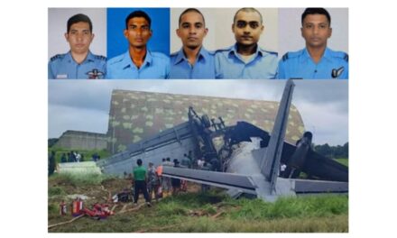 भारतीय हवाई दलाच्या AN-32 मालवाहू विमानाचा भीषण अपघात ; हवाई दलाच्या पाच जवानांना वीरमरण
