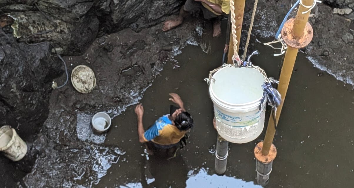 एक दिवस मातृभूमीसाठी ., किंजळे तर्फे नातू येथे ग्रामस्थांचे श्रमदानातून पाणवठे पुनर्जीवित !