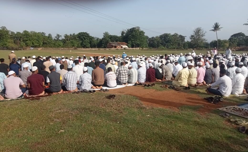 हजारो मुस्लिम बांधवाची पाऊसा करीता प्रार्थना…