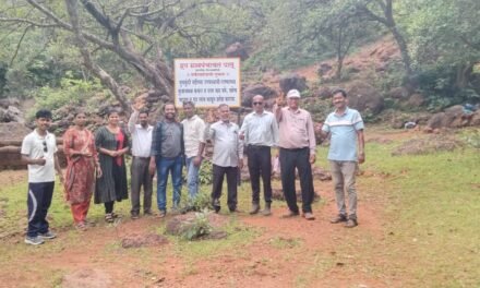 कलारंग थिएटर्स लांजाच्यावतीने माचाळ येथे परिसर स्वच्छता.