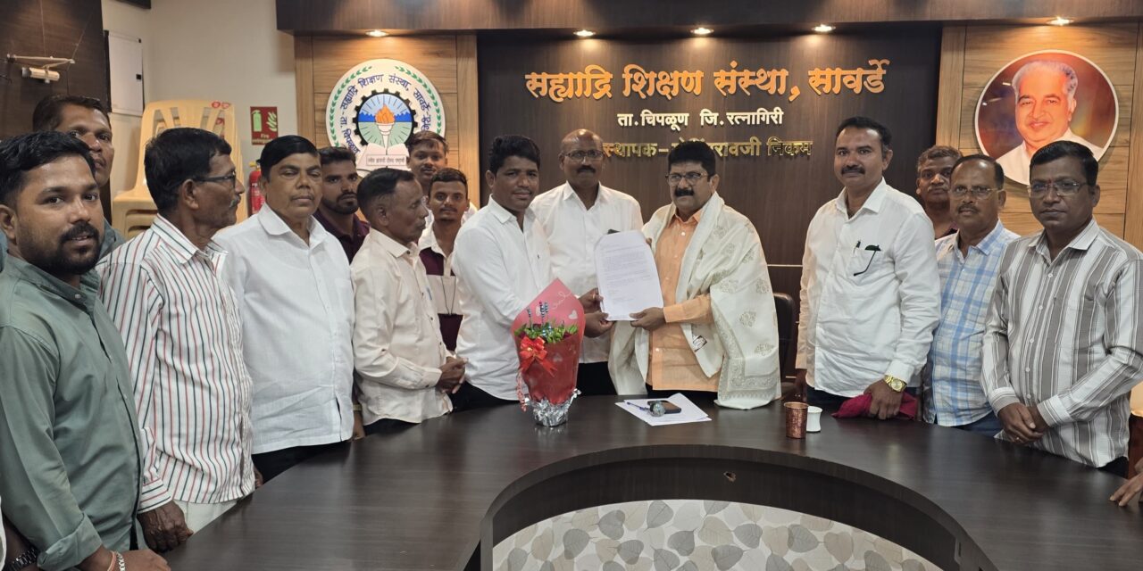 नगरसेवक संजय गोताड यांच्या पुढाकारातून शंकरवाडी प्रभागातील महत्त्वाच्या नागरी मागण्यांसाठी आमदार शेखर निकम यांना निवेदन…