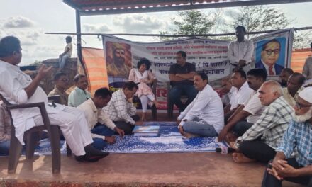 लक्ष्मी विरोधातील आंदोलन कर्त्यांची १३५ दिवसांनी प्रशासनाकडून दखल-खेडचे तहसीलदार व उपविभागीय अधिकारी यांनी घेतली भेट