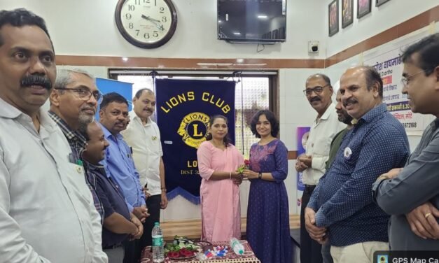 डॉक्टर्स डे व सीए डे निमित्त लायन्स क्लब ऑफ लोटेतर्फे डॉक्टर व चार्टर्ड अकाउंटंटांचा सत्कार….