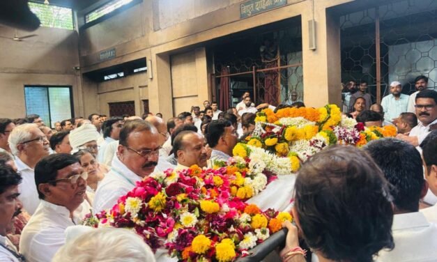 डॉ. कुमार सप्तर्षी यांच्या विचारांची लढाई नेटाने पुढे नेणे हीच त्यांना खरी आदरांजली: हर्षवर्धन सपकाळ…