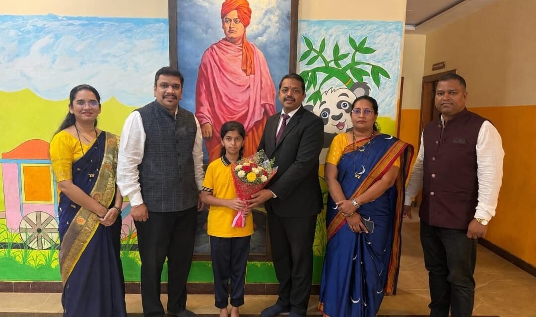पाचवी शिष्यवृत्ती परीक्षेत एसीबी इंटरनेशनल स्कूलच्या विद्यार्थिनीचे घवघवीत यश