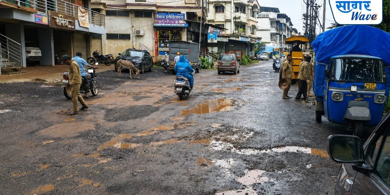 मुंबई-गोवा महामार्गावरील खड्ड्यांचे साम्राज्य कायम; वाशिष्टी नदी पुलाजवळील रस्ता धोकादायकवाहनचालकांसह नागरिक त्रस्त; राष्ट्रीय महामार्ग विभागाने तातडीने उपाययोजना करण्याची मागणी…