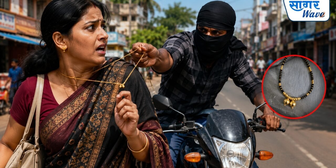 गुहागरमध्ये भरदिवसा महिलेच्या गळ्यातील मंगळसूत्र पळवले🔸अज्ञात दुचाकीस्वारावर गुन्हा दाखल…