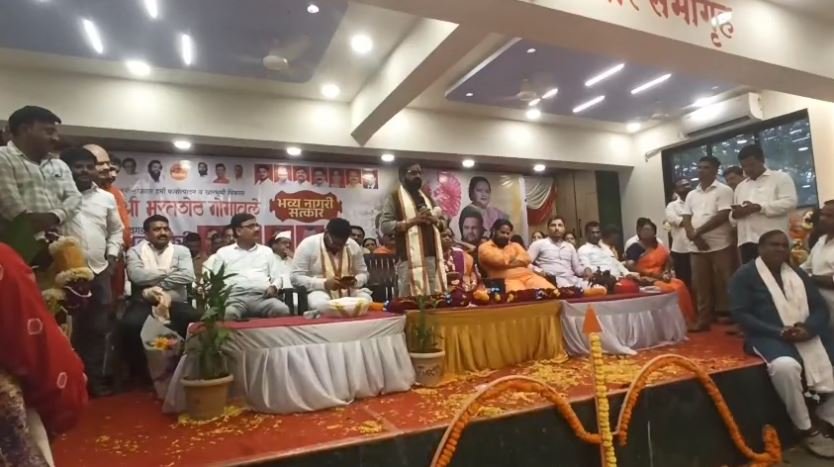 छ.शिवाजी महाराज आग्र्याहून आले तर आम्हाला आग्र्याला असताना रायगडचा पालकमंत्री झाल्याचा निरोप- ना.भरतशेठ गोगावले..