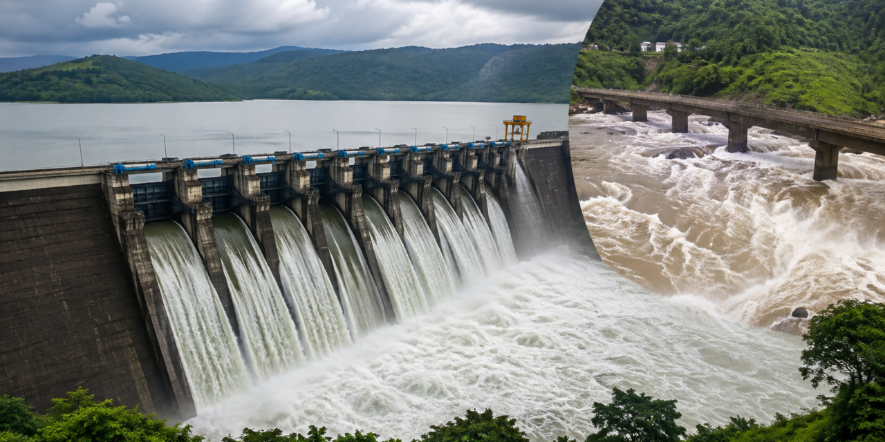 चांदोली धरण ९४ टक्के भरले; वारणा नदीत ५,९०० क्युसेक पाण्याचा विसर्ग…
