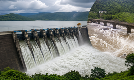 चांदोली धरण ९४ टक्के भरले; वारणा नदीत ५,९०० क्युसेक पाण्याचा विसर्ग…