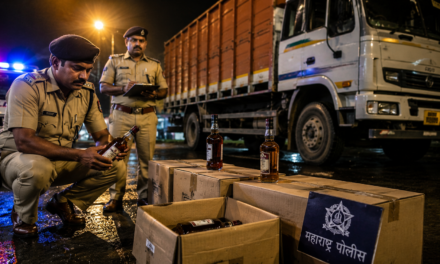 कोल्हापुरात १ कोटी ७५ लाखांची गोवा बनावटीची अवैध दारू जप्त; ट्रकसह १ कोटी ९५ लाखांचा मुद्देमाल ताब्यात…