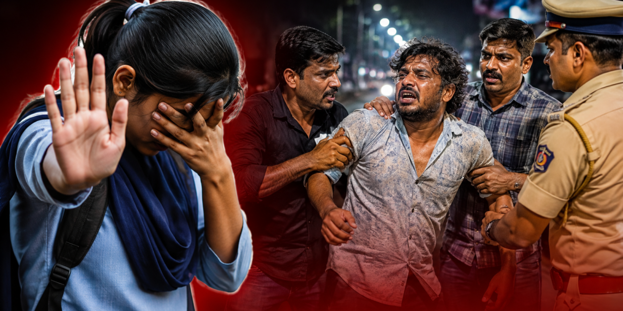 भरणे नाक्यावर विद्यार्थिनींची छेडछाड; मद्यधुंद इसमाला नागरिकांनी पकडून दिले पोलिसांच्या ताब्यात!..