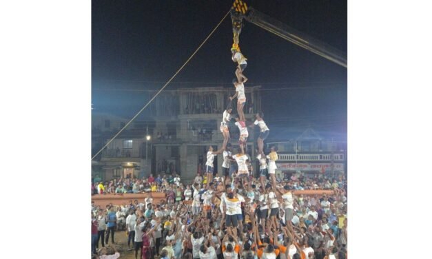 श्रीवर्धनमध्ये पालकमंत्र्यांचे जल्लोषात स्वागत; ‘पालकमंत्री चषक’ दहीहंडीला उत्स्फूर्त प्रतिसाद..