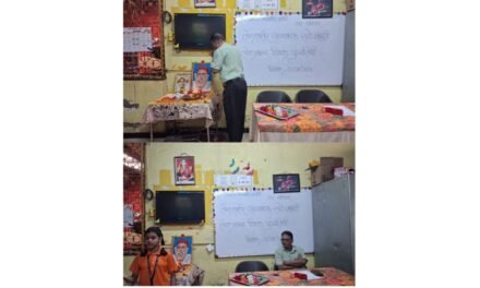 लोकमान्य टिळक पुण्यतिथी व अण्णाभाऊ साठे जयंतीनिमित्त ज्ञानदीप विद्यामंदिरात वक्तृत्व स्पर्धा उत्साहात….