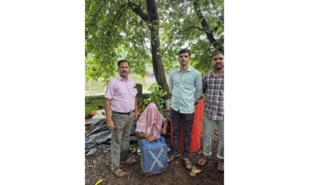 चिपळूणात राज्य उत्पादन शुल्क विभागाची धडक कारवाई ..दोन हातभट्टी केंद्रांवर छापे 1.06 लाखांचा मुद्देमाल जप्त..