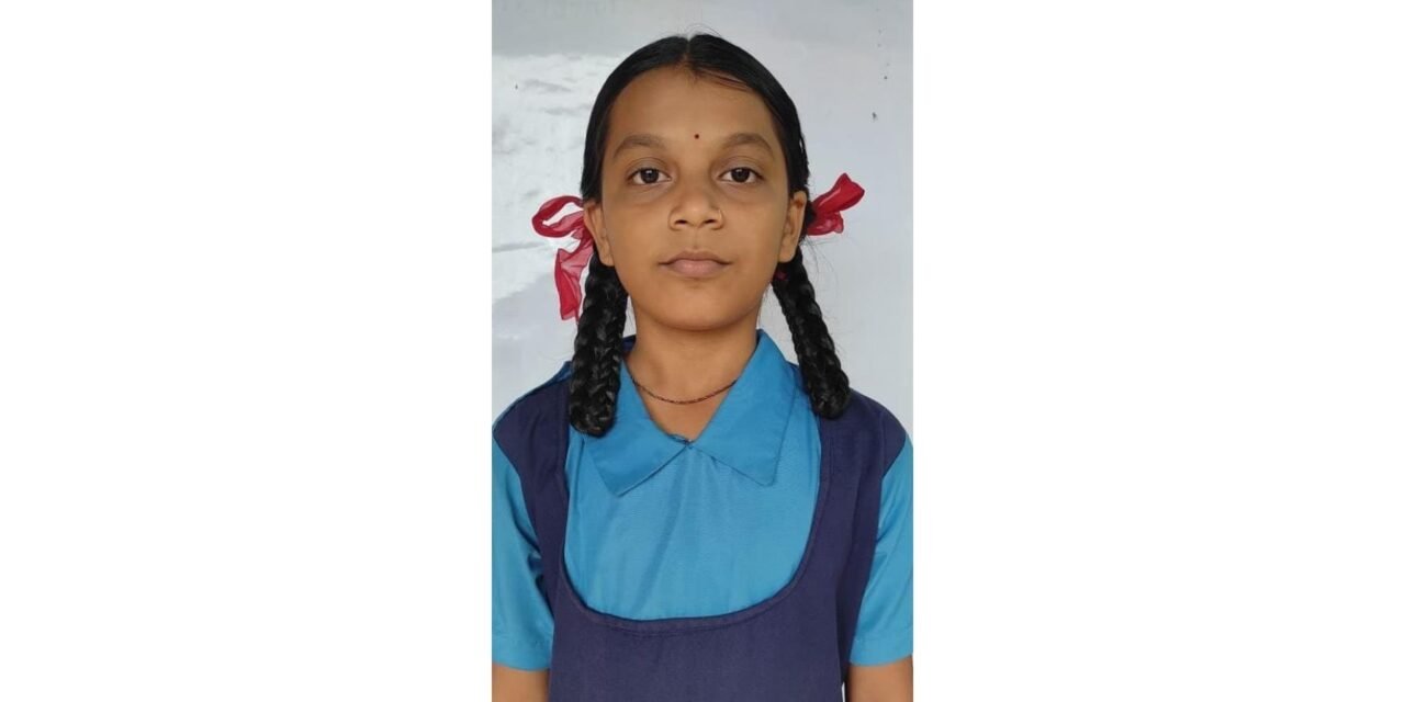 दापोली तालुक्यातील रुखी मराठी शाळेची विद्यार्थीनी हंसिता भागणे हिचे स्कॉलरशिप परीक्षेत यश..
