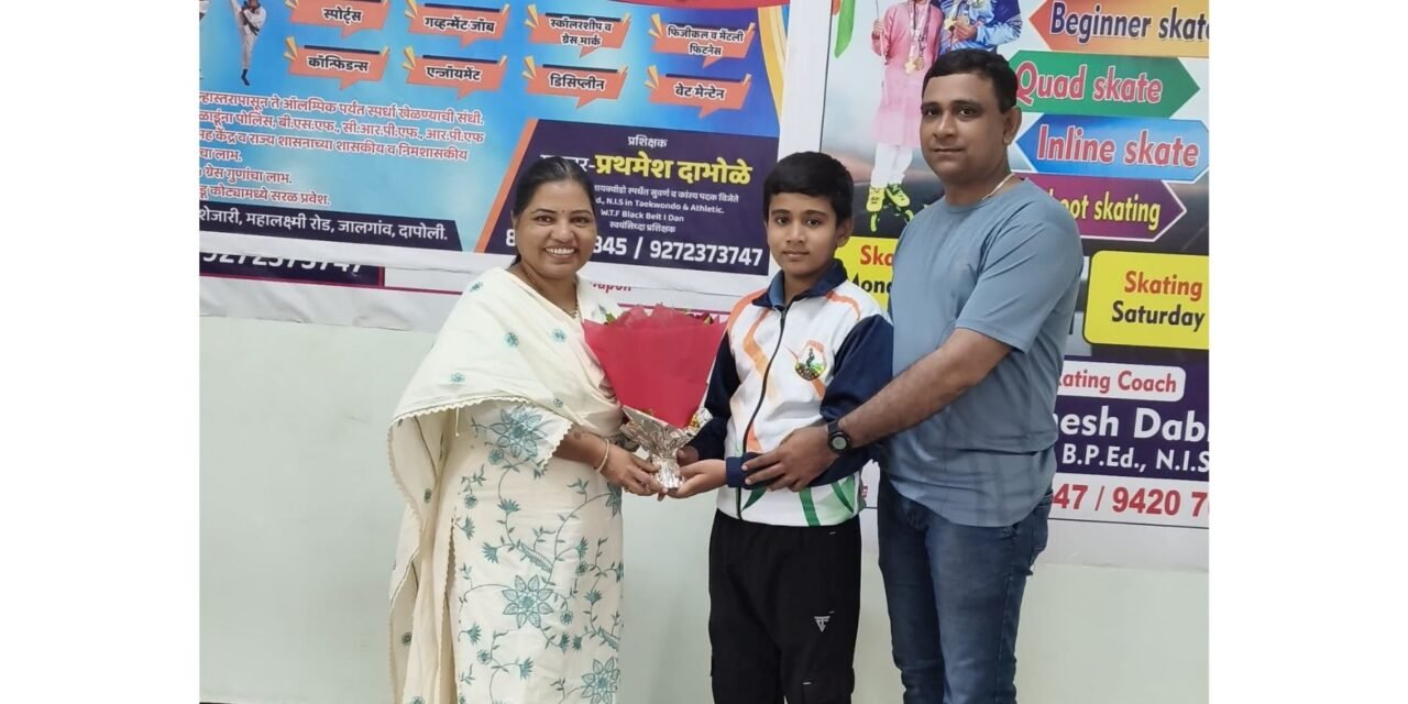 ईगल स्केटर्स क्लब दापोलीच्या खेळाडूंची विश्वविक्रमाला गवसणी..