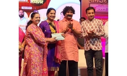चिपळूणच्या सौ. मीरा भागवत यांचा सर्वश्रेष्ठ अभिनेत्री म्हणून सन्मान…