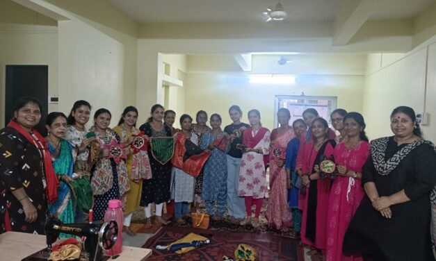 भाजपातर्फे महिलांसाठी मोफत कौशल्य प्रशिक्षण कार्यशाळेचे यशस्वी आयोजन..