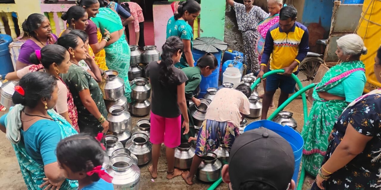 २३ कोटींच्या जलप्रकल्पानंतरही श्रीवर्धन तहानलेले; शुद्ध पाणी गटारात, प्रशासनाच्या कारभारावर प्रश्नचिन्ह..