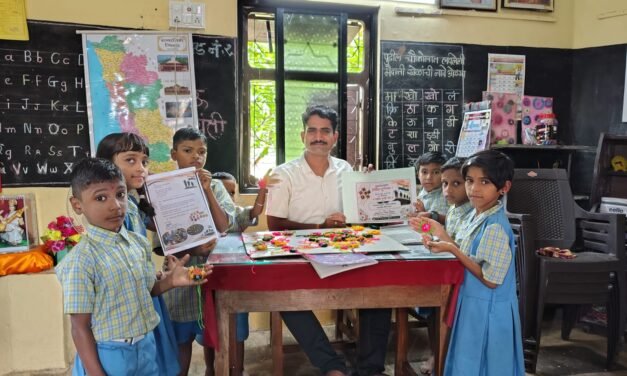 “एक राखी देशासाठी, एक राखी सैनिकांसाठी”जि. प. शाळा कादवड नं. २ मधील चिमुरड्यांनी जवानांसाठी बनवल्या राख्या!…