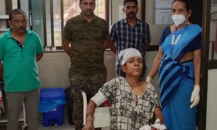 वांझोळे सुवारेवाडीत बिबट्याने घरात घुसून महिलेवर हल्ला केल्याची घटना..महिलेने अर्धा तास केला बिबट्याशी संघर्ष…