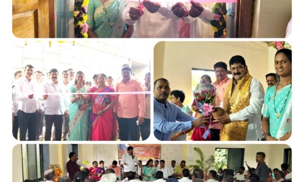 आरवली येथे व्यापारी संकुल आणि ग्रा.प.च्या सभागृहाचे आ. शेखर निकम यांच्या हस्ते उद्घाटन..!